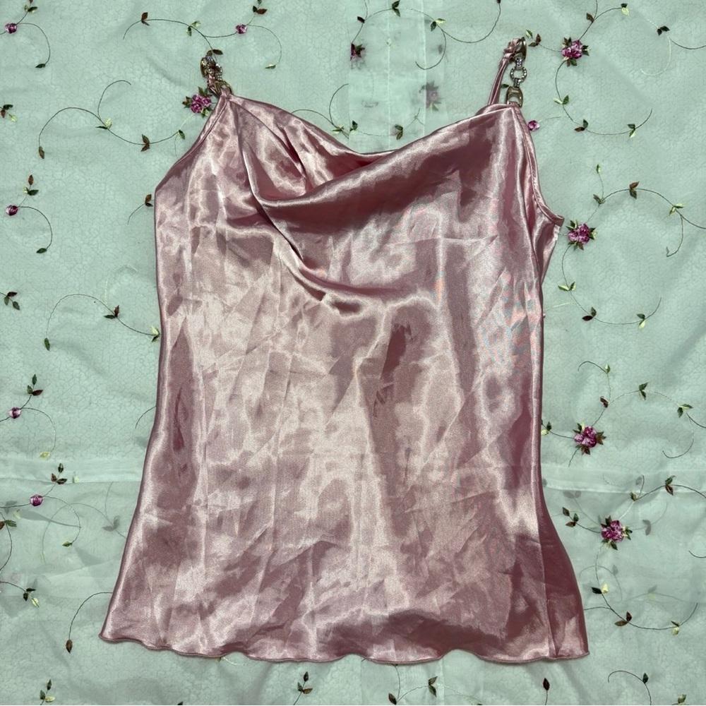 2000s satin top